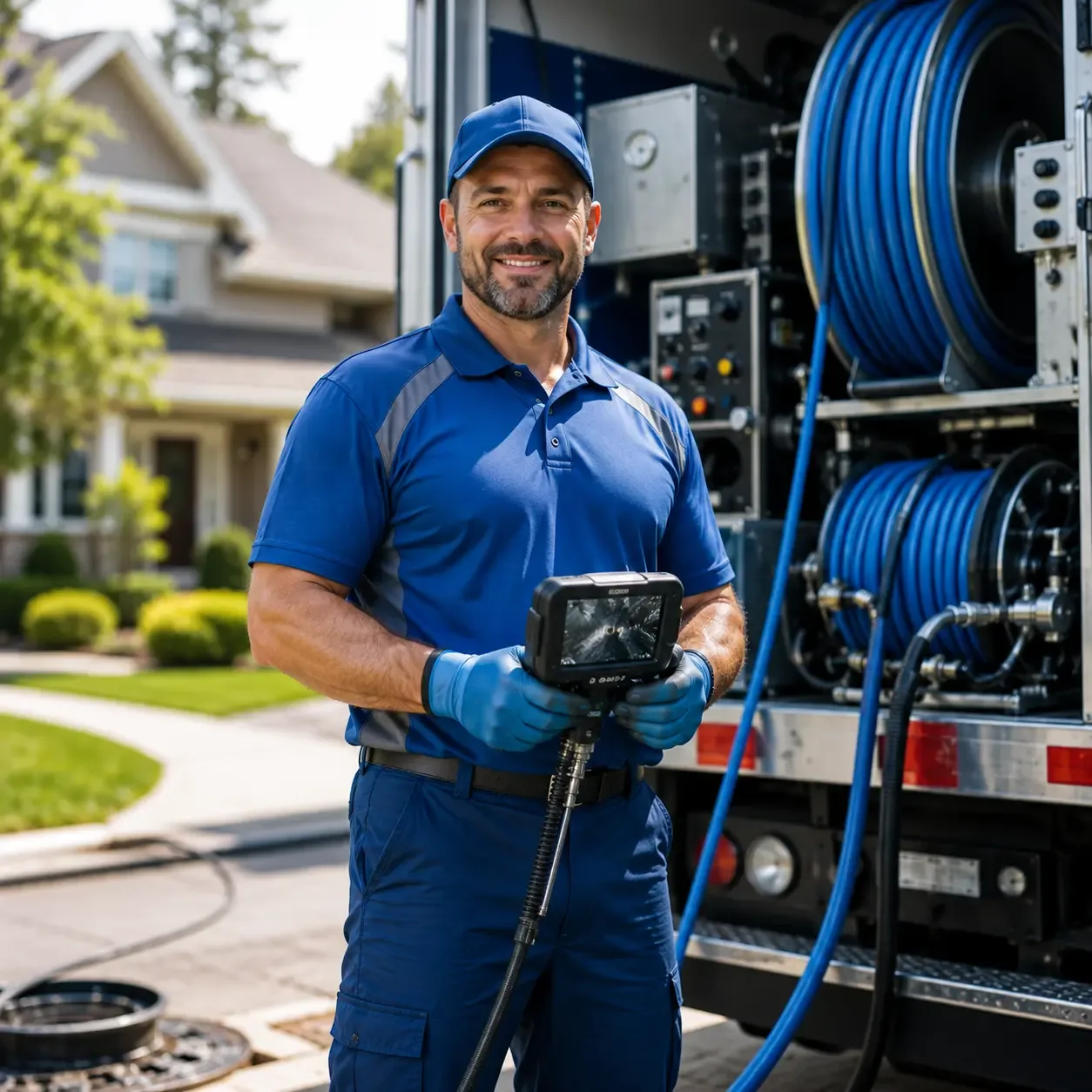 Local outdoor drain cleaning specialists in Whittemore, MI